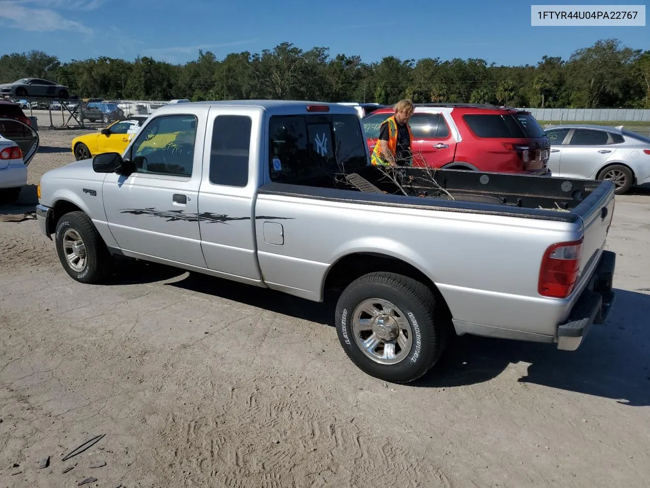 2004 Ford Ranger Super Cab VIN: 1FTYR44U04PA22767 Lot: 77268164