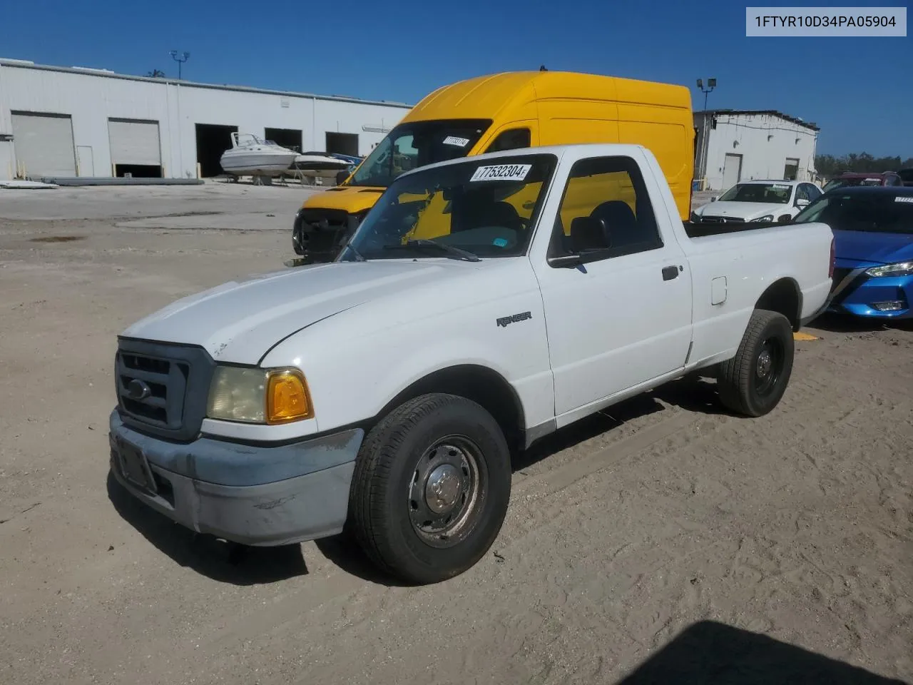 2004 Ford Ranger VIN: 1FTYR10D34PA05904 Lot: 77532304