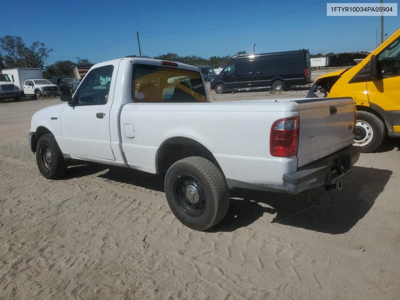 2004 Ford Ranger VIN: 1FTYR10D34PA05904 Lot: 77532304