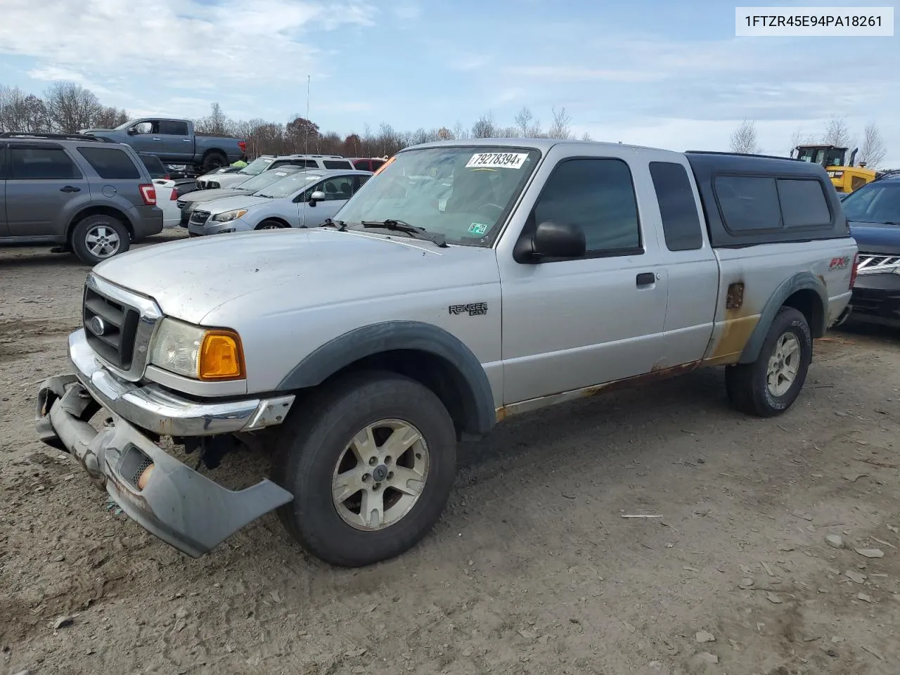 2004 Ford Ranger Super Cab VIN: 1FTZR45E94PA18261 Lot: 79278394