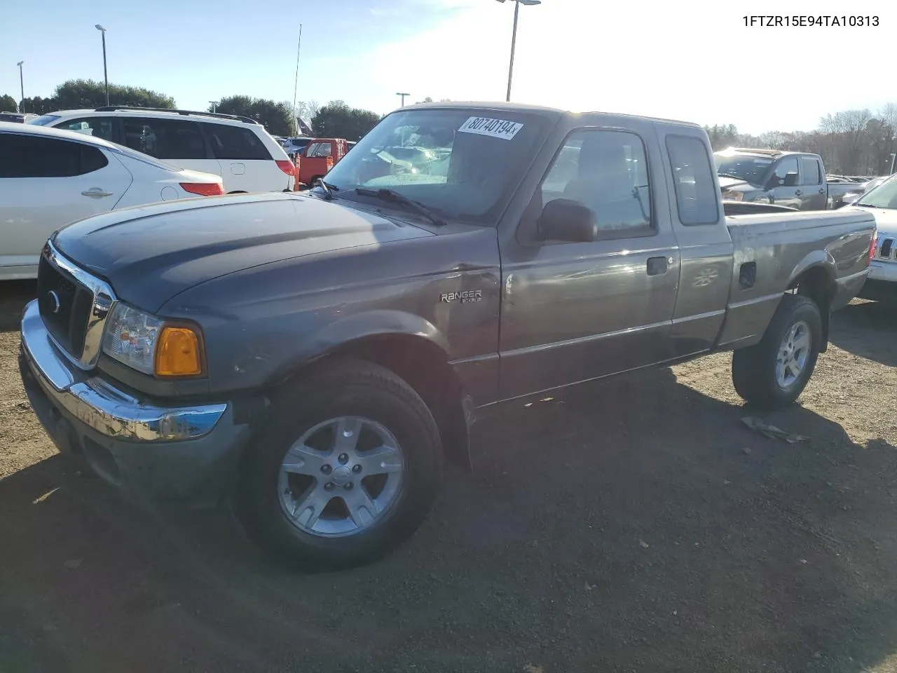 2004 Ford Ranger Super Cab VIN: 1FTZR15E94TA10313 Lot: 80740194