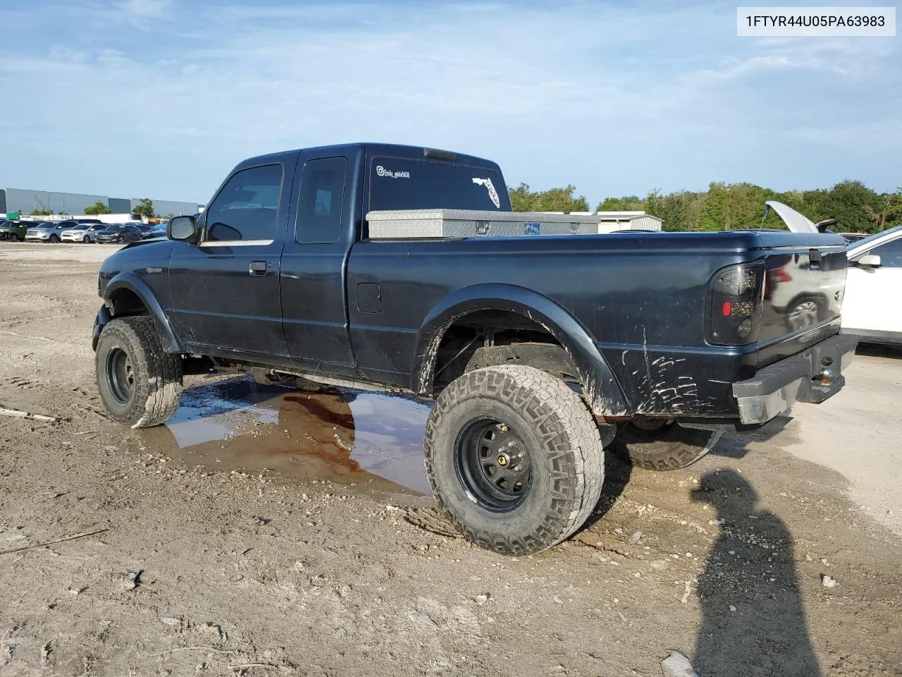 2005 Ford Ranger Super Cab VIN: 1FTYR44U05PA63983 Lot: 71381554