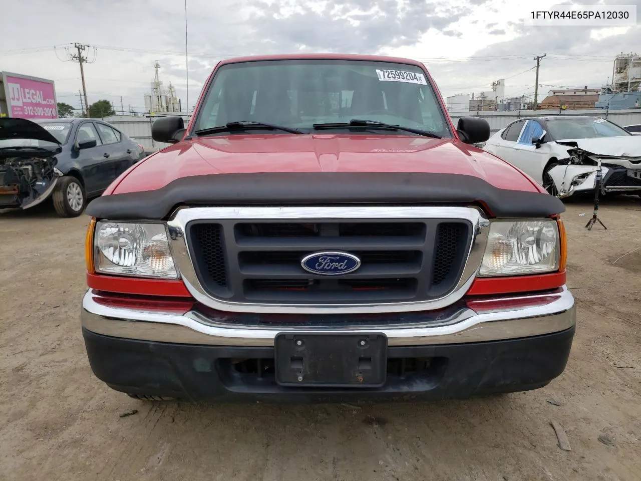 2005 Ford Ranger Super Cab VIN: 1FTYR44E65PA12030 Lot: 72599204