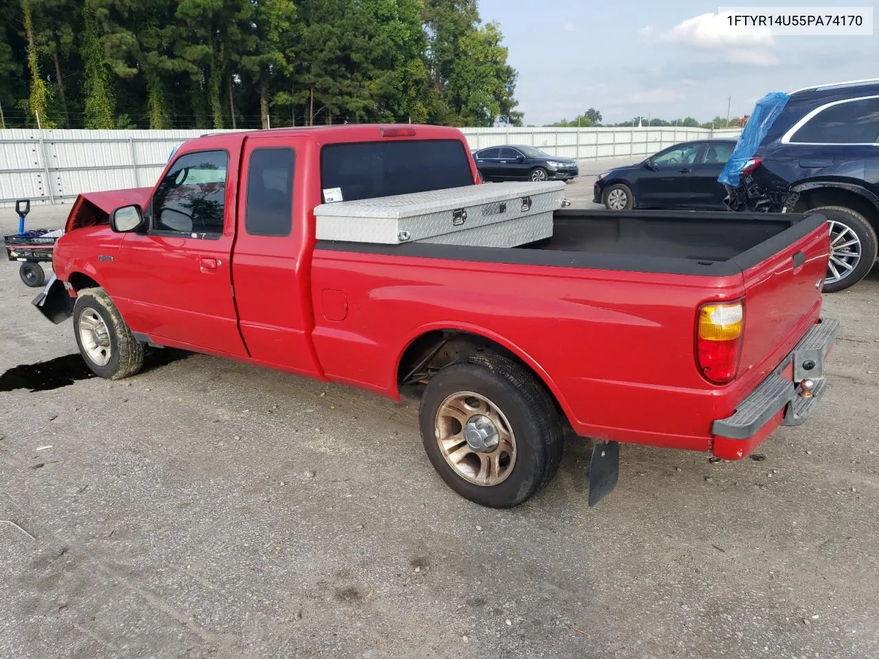 2005 Ford Ranger Super Cab VIN: 1FTYR14U55PA74170 Lot: 72686674