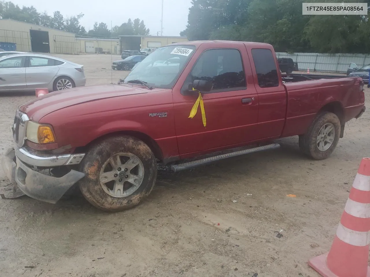 2005 Ford Ranger Super Cab VIN: 1FTZR45E85PA08564 Lot: 72894684