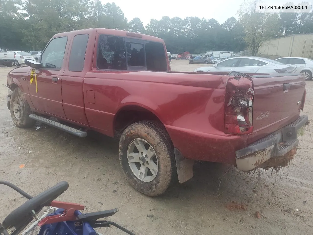 2005 Ford Ranger Super Cab VIN: 1FTZR45E85PA08564 Lot: 72894684