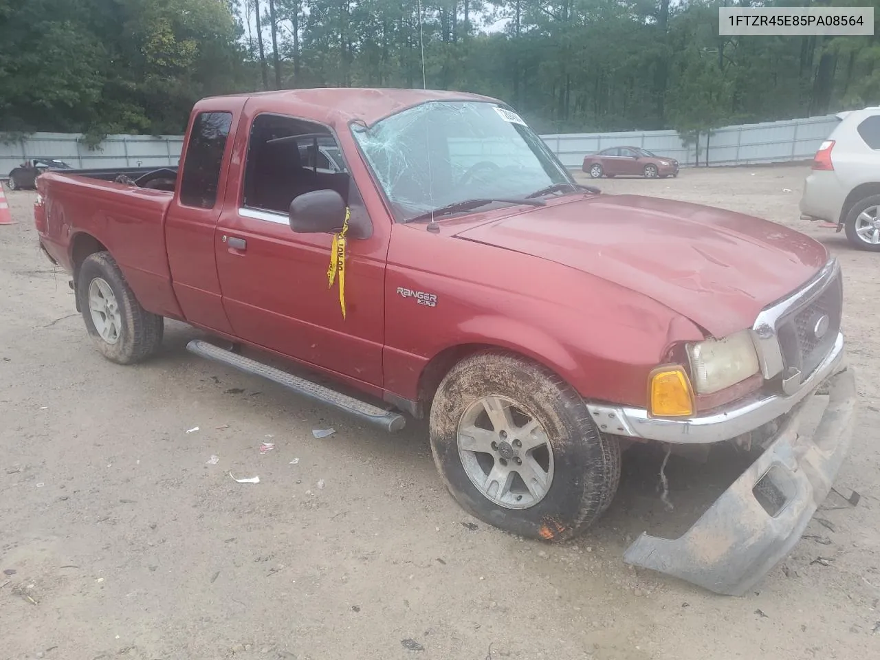 2005 Ford Ranger Super Cab VIN: 1FTZR45E85PA08564 Lot: 72894684