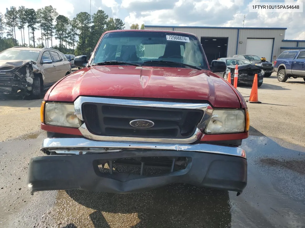 2005 Ford Ranger VIN: 1FTYR10U15PA54648 Lot: 72908874