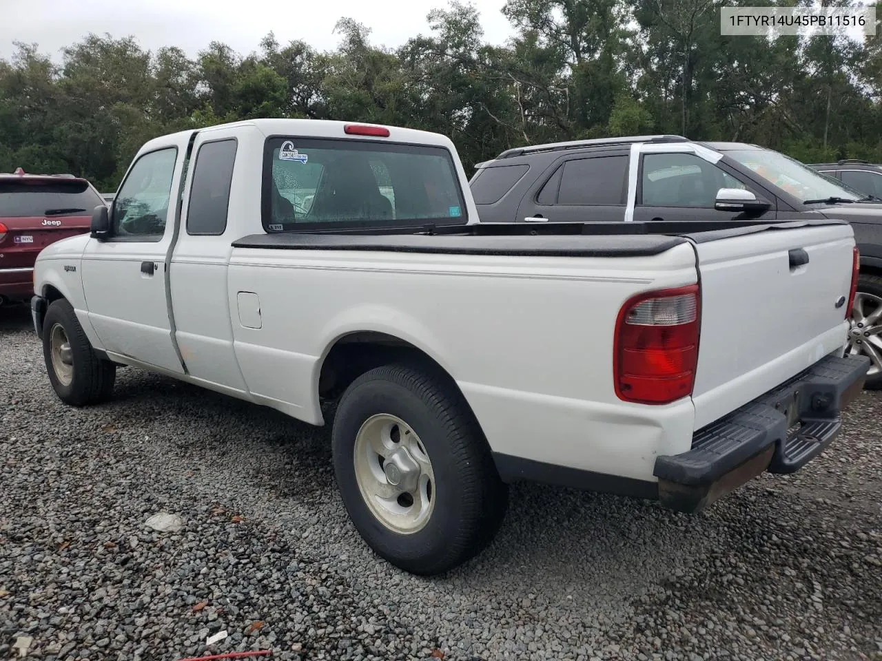 2005 Ford Ranger Super Cab VIN: 1FTYR14U45PB11516 Lot: 73968724