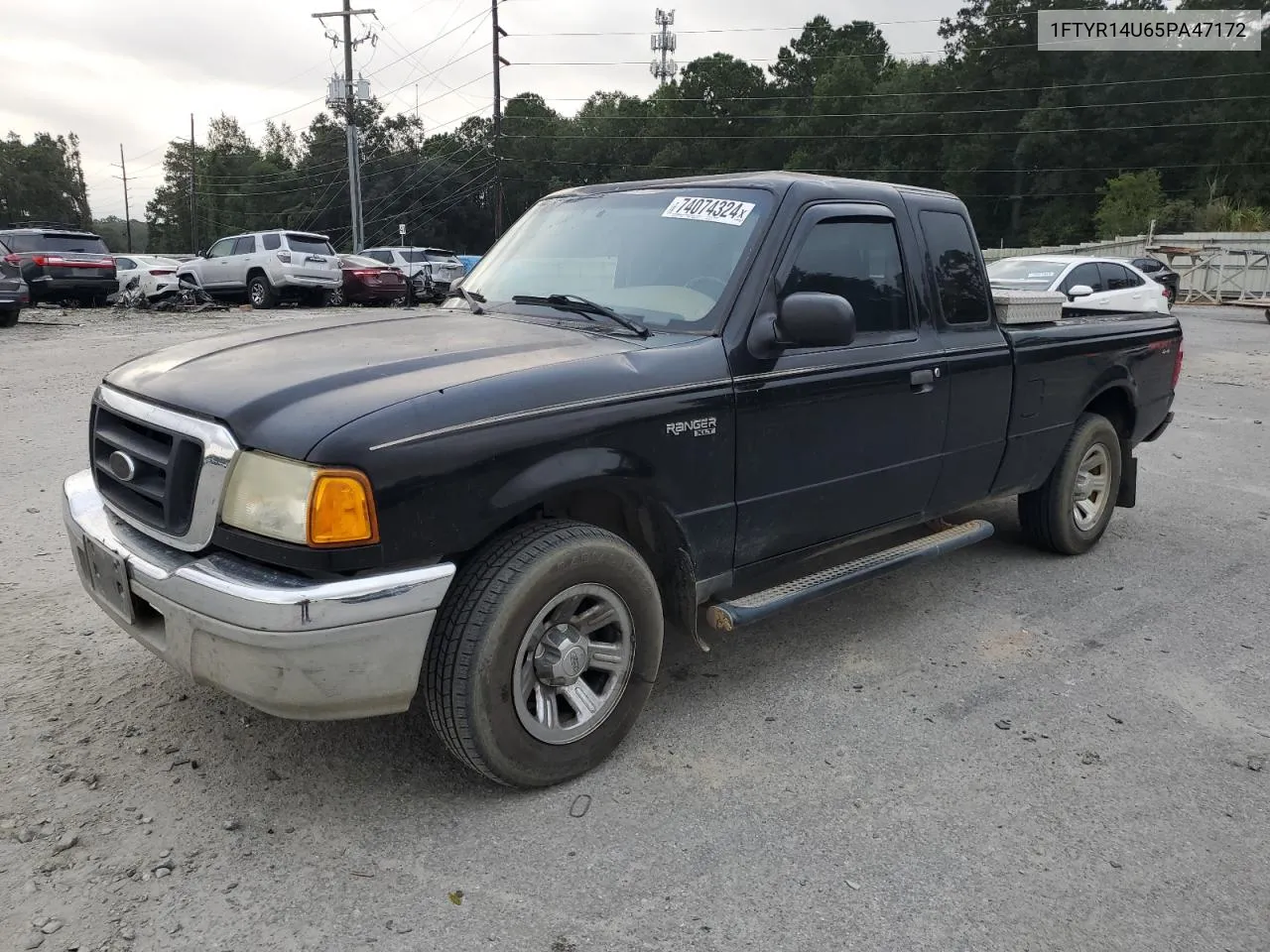 2005 Ford Ranger Super Cab VIN: 1FTYR14U65PA47172 Lot: 74074324