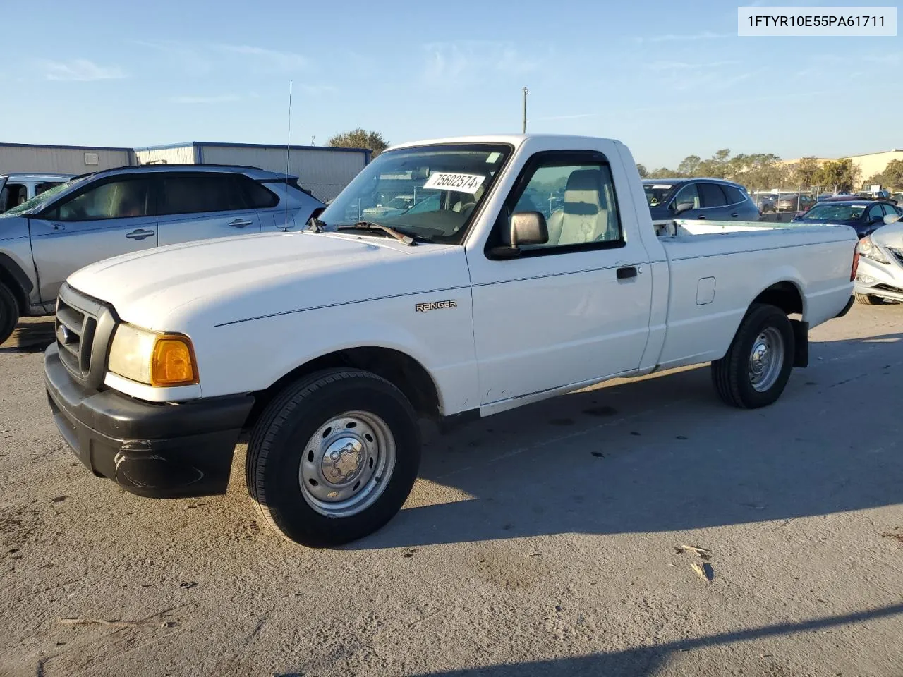 2005 Ford Ranger VIN: 1FTYR10E55PA61711 Lot: 75602574