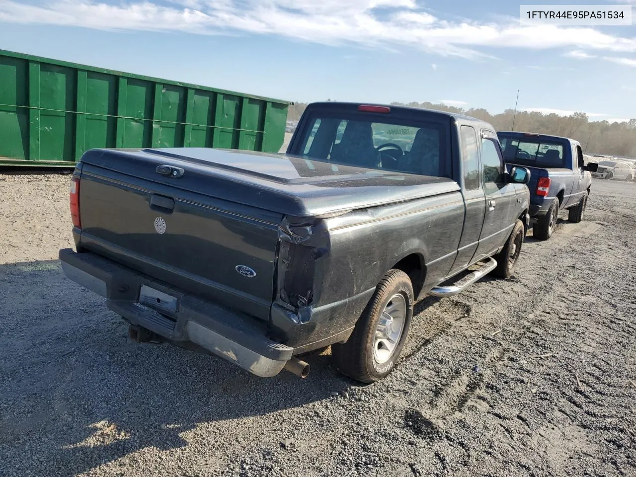 2005 Ford Ranger Super Cab VIN: 1FTYR44E95PA51534 Lot: 75813064