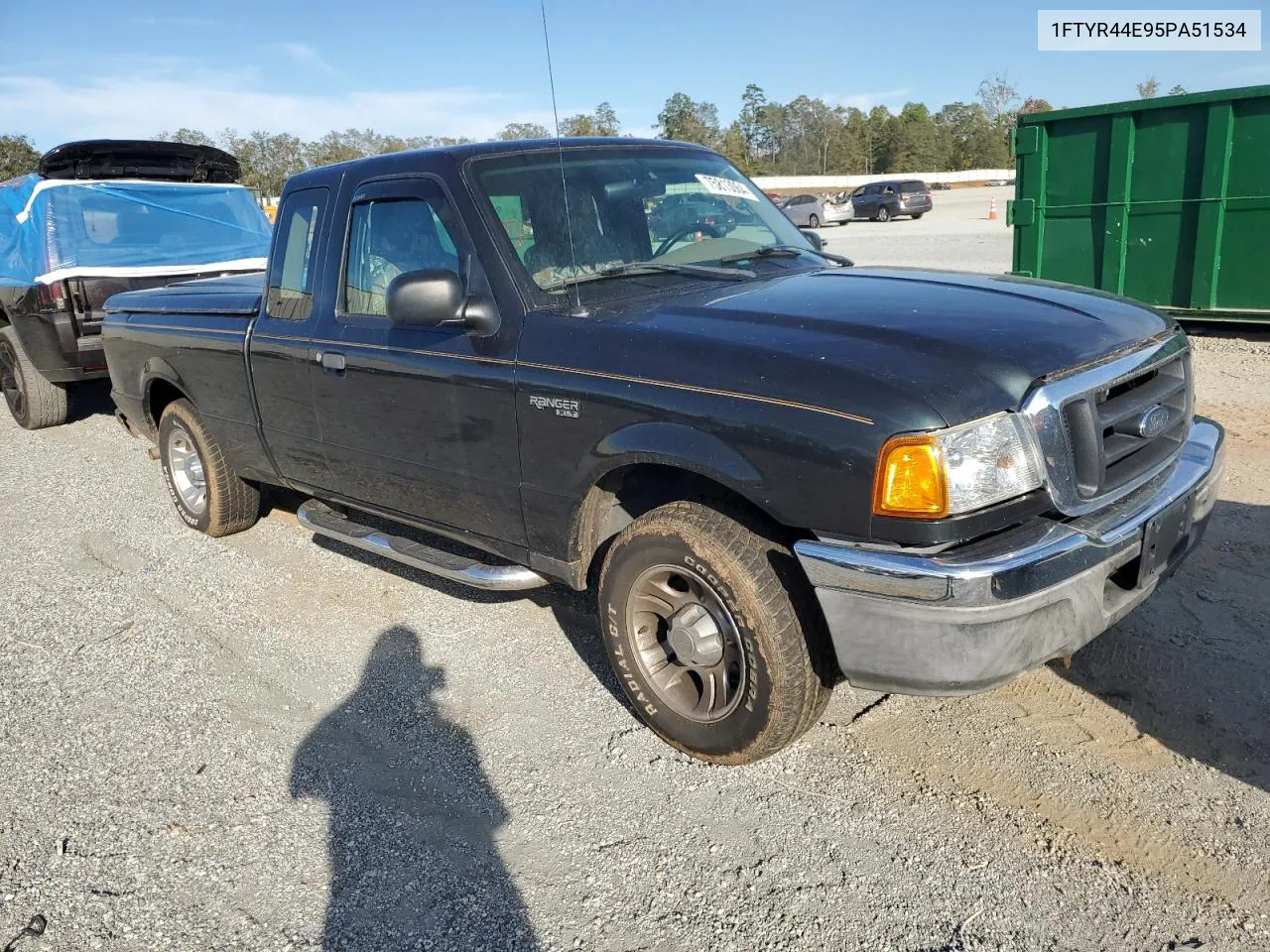 2005 Ford Ranger Super Cab VIN: 1FTYR44E95PA51534 Lot: 75813064