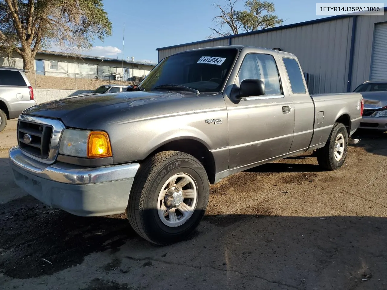 2005 Ford Ranger Super Cab VIN: 1FTYR14U35PA11066 Lot: 76123884