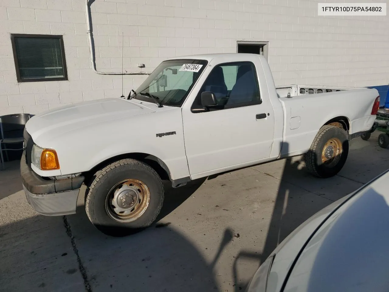 2005 Ford Ranger VIN: 1FTYR10D75PA54802 Lot: 76467364