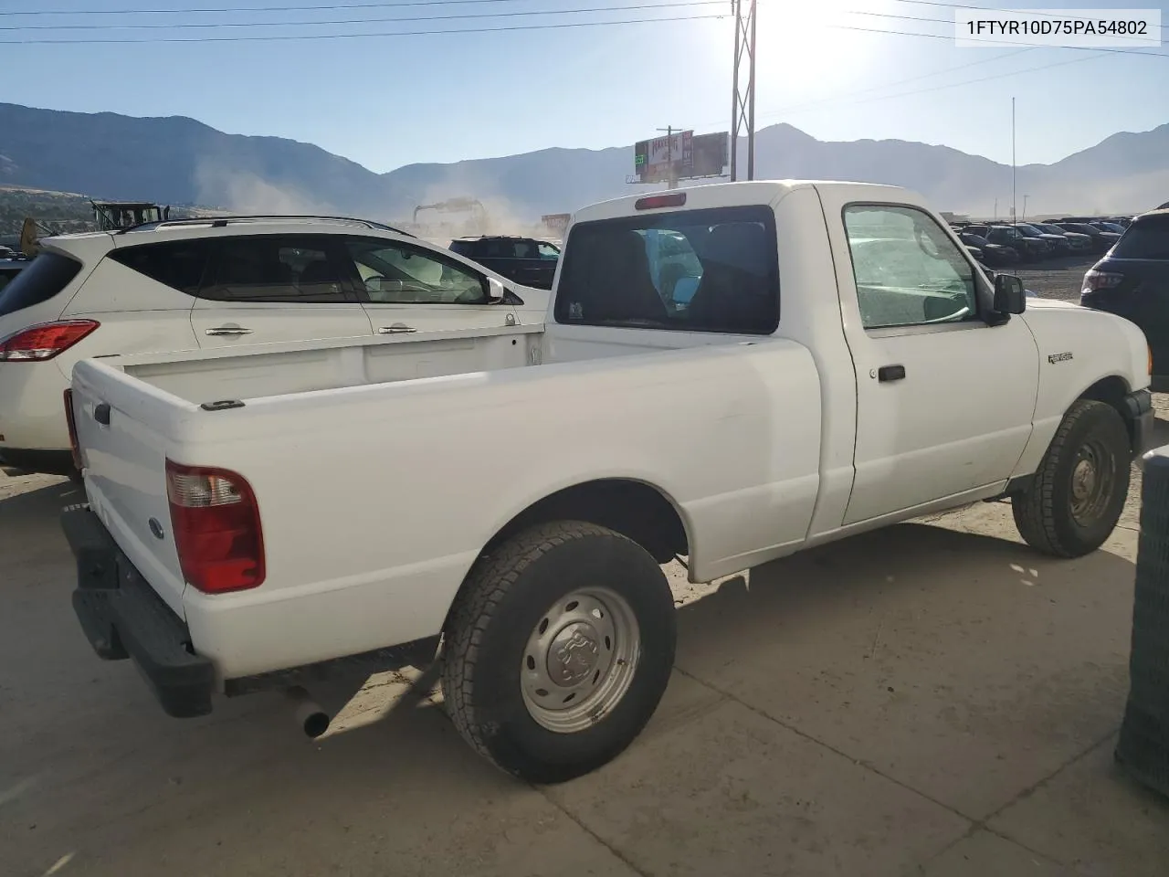 2005 Ford Ranger VIN: 1FTYR10D75PA54802 Lot: 76467364