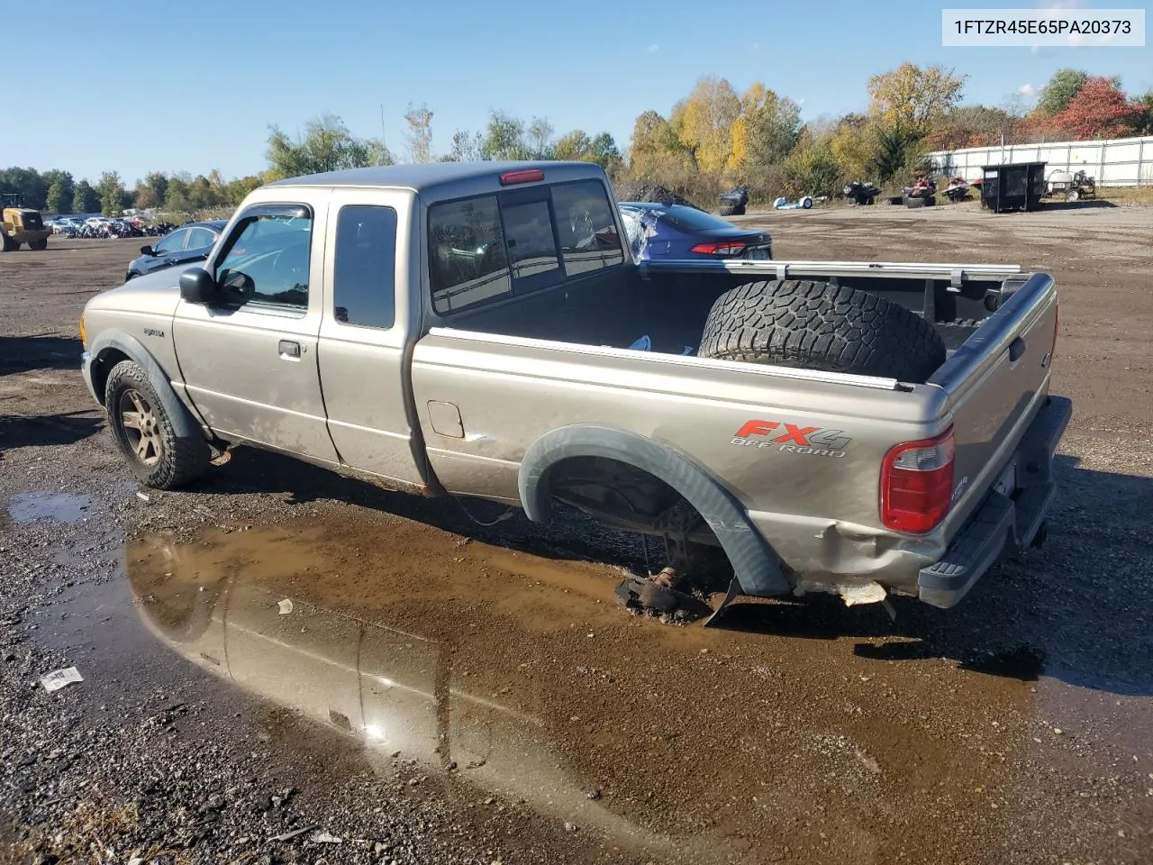 2005 Ford Ranger Super Cab VIN: 1FTZR45E65PA20373 Lot: 76778854