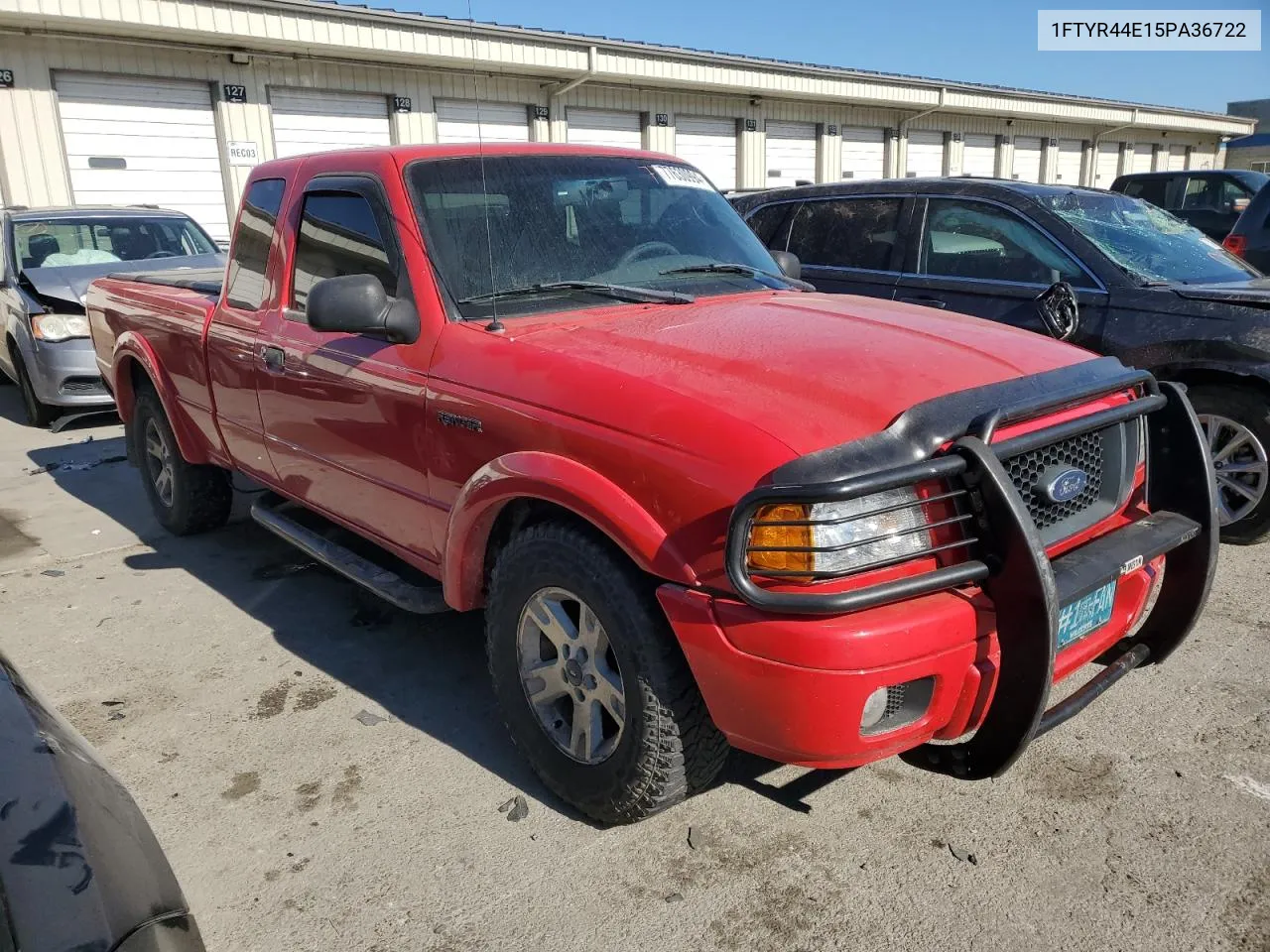 2005 Ford Ranger Super Cab VIN: 1FTYR44E15PA36722 Lot: 77630994