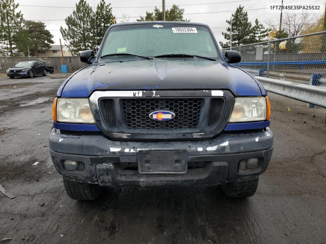 2005 Ford Ranger Super Cab VIN: 1FTZR45E35PA25532 Lot: 78622304