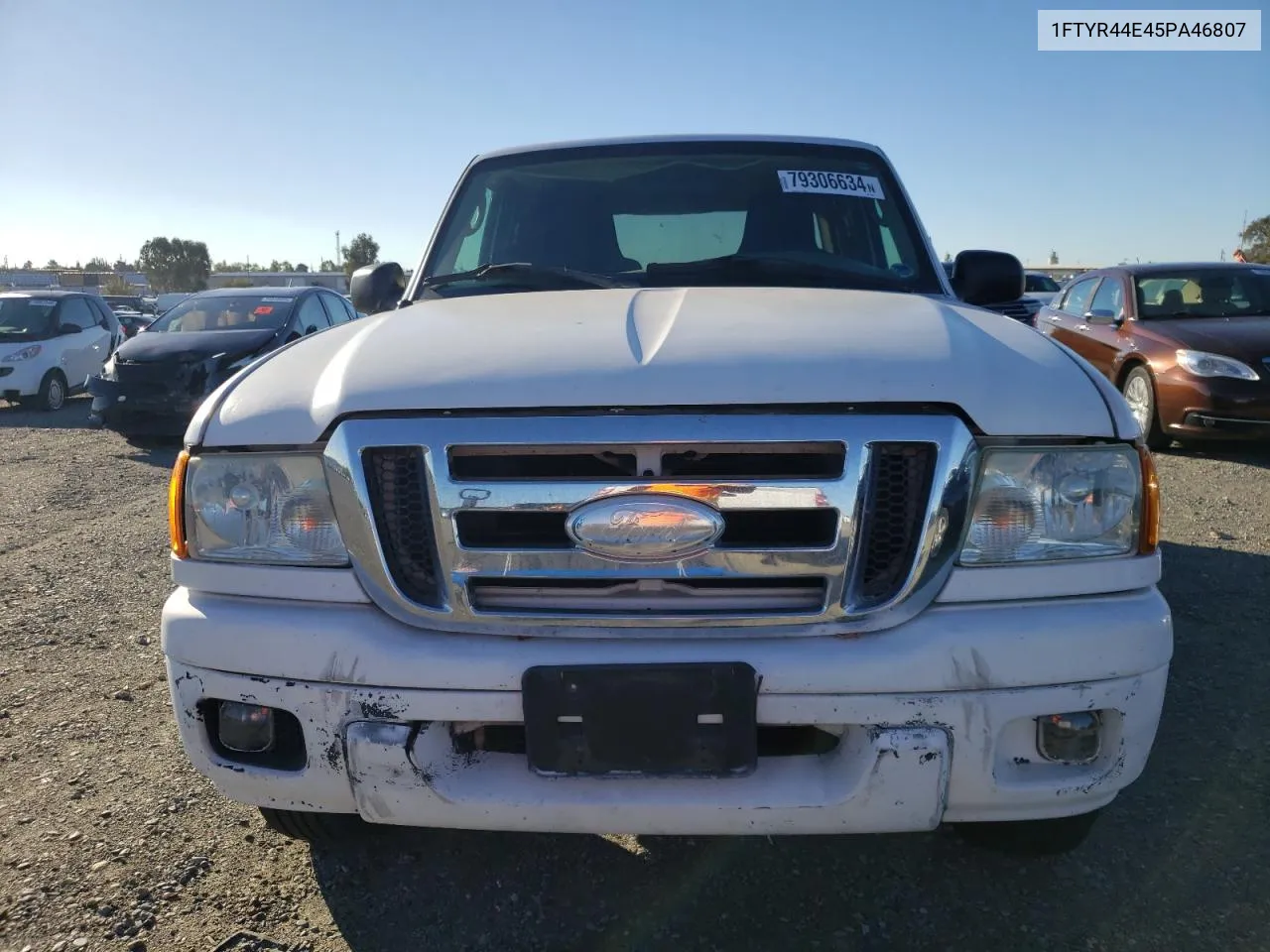 2005 Ford Ranger Super Cab VIN: 1FTYR44E45PA46807 Lot: 79306634