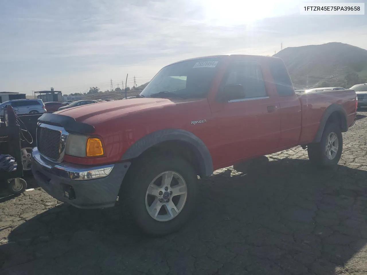 2005 Ford Ranger Super Cab VIN: 1FTZR45E75PA39658 Lot: 79578494