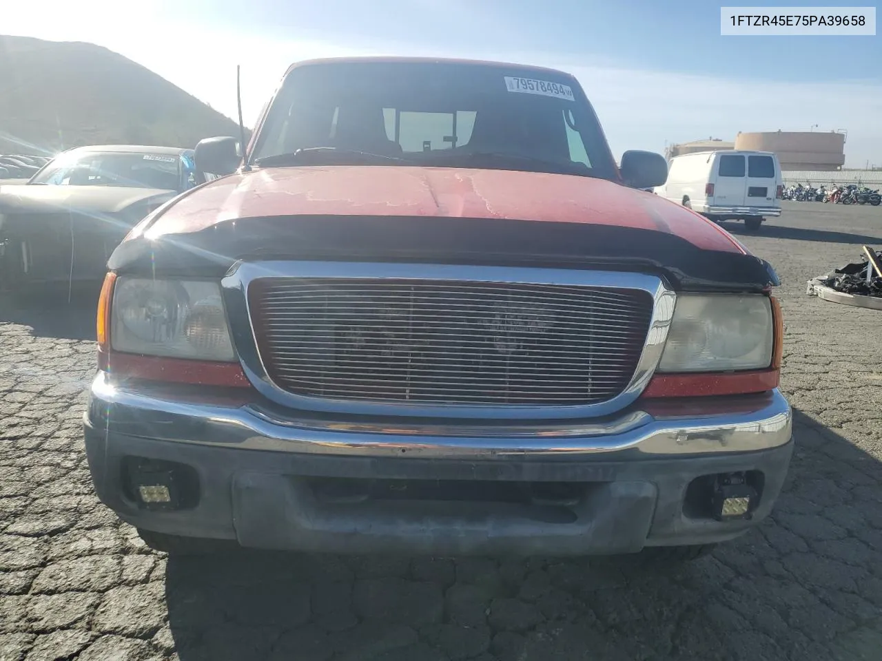 2005 Ford Ranger Super Cab VIN: 1FTZR45E75PA39658 Lot: 79578494