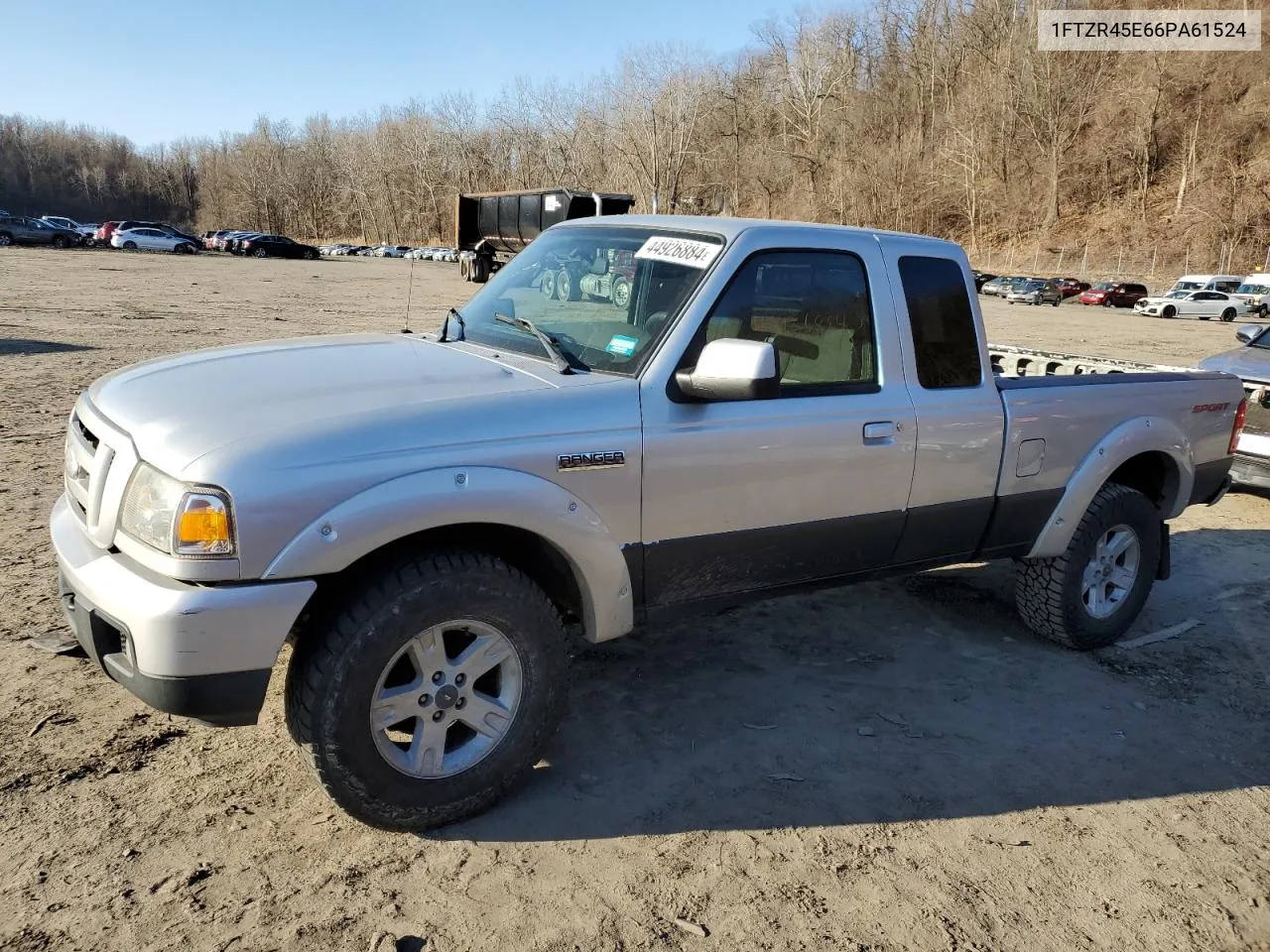 2006 Ford Ranger Super Cab VIN: 1FTZR45E66PA61524 Lot: 44926884