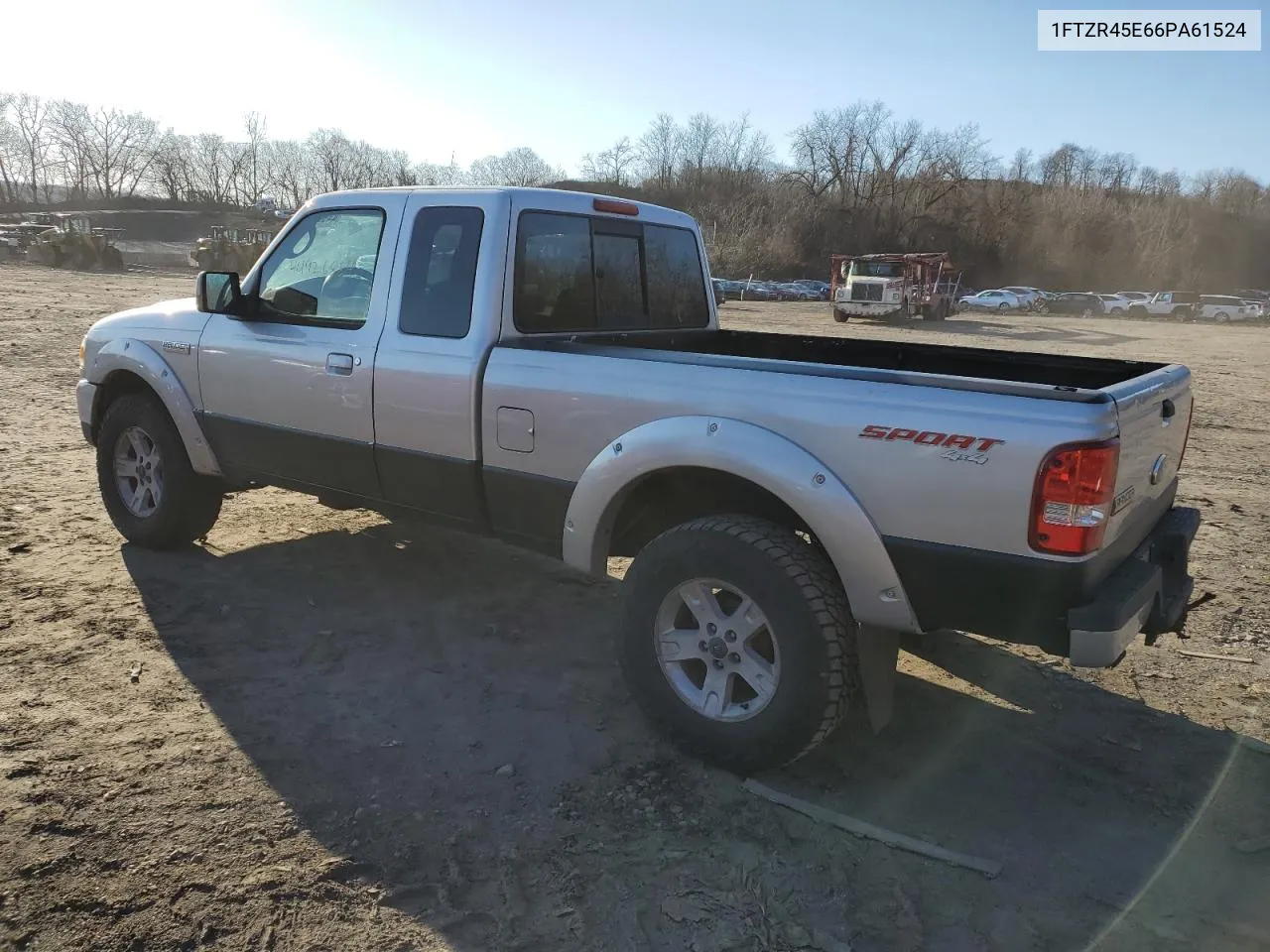 2006 Ford Ranger Super Cab VIN: 1FTZR45E66PA61524 Lot: 44926884