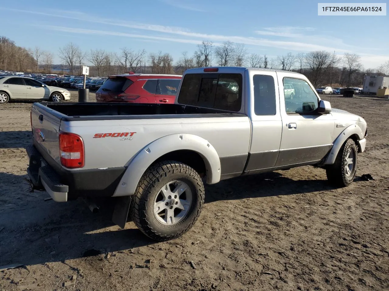 2006 Ford Ranger Super Cab VIN: 1FTZR45E66PA61524 Lot: 44926884