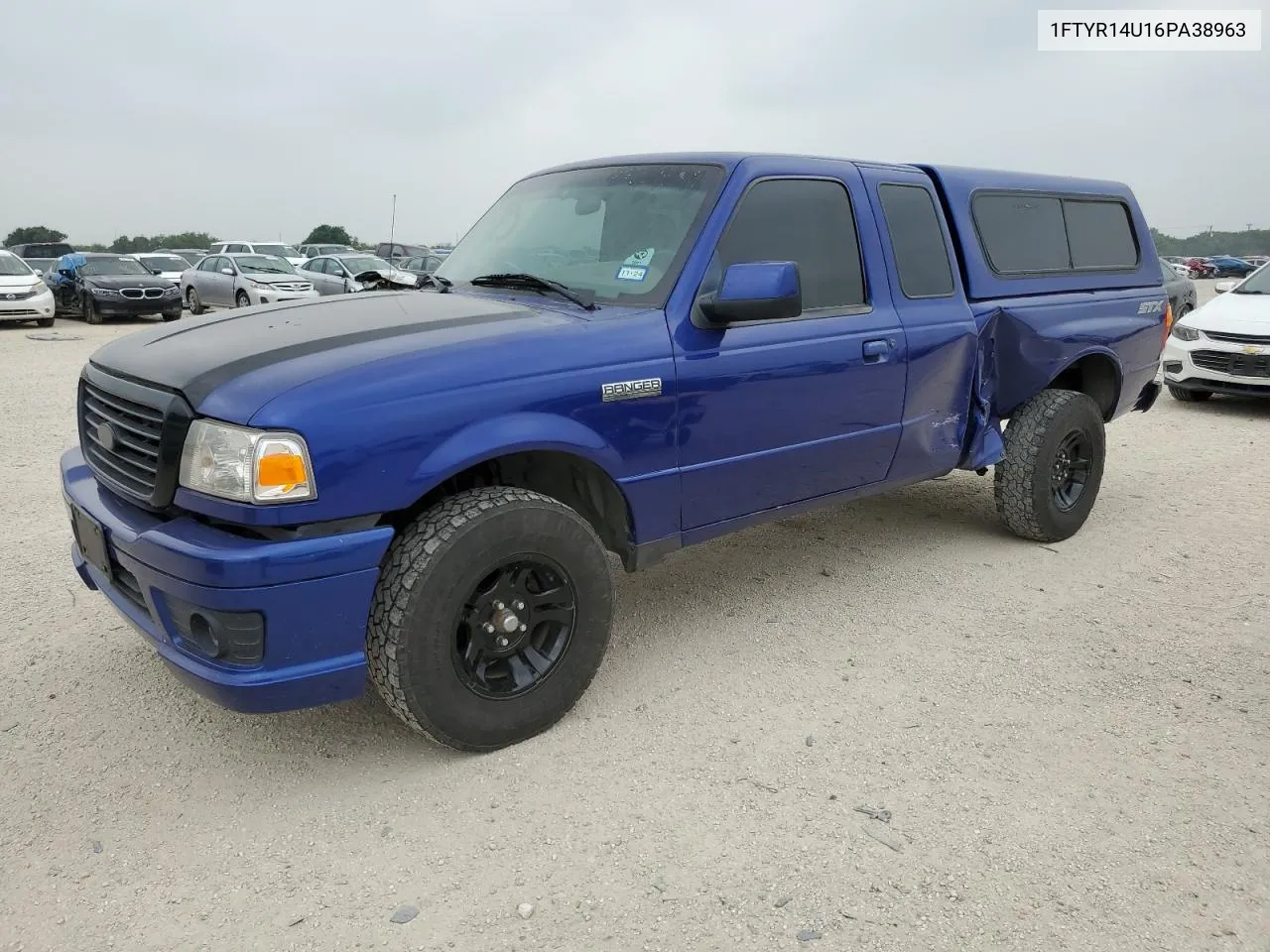 2006 Ford Ranger Super Cab VIN: 1FTYR14U16PA38963 Lot: 54044944