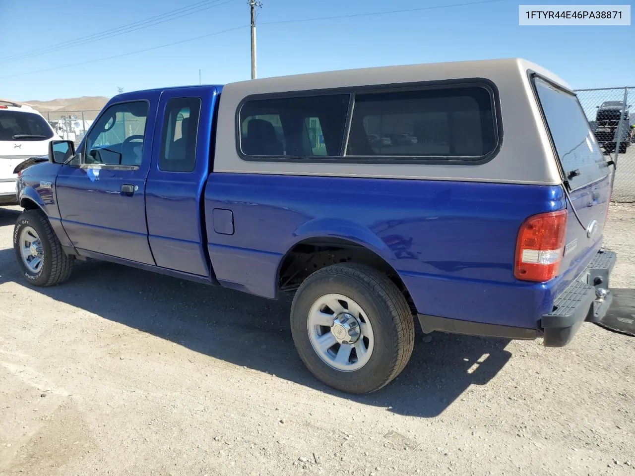 2006 Ford Ranger Super Cab VIN: 1FTYR44E46PA38871 Lot: 57675114