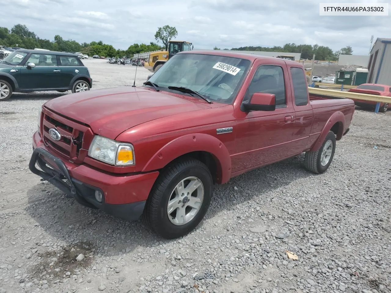 2006 Ford Ranger Super Cab VIN: 1FTYR44U66PA35302 Lot: 59829014