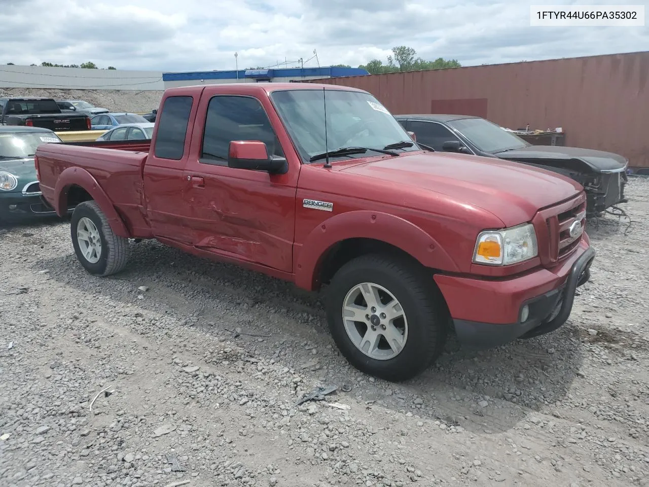 1FTYR44U66PA35302 2006 Ford Ranger Super Cab