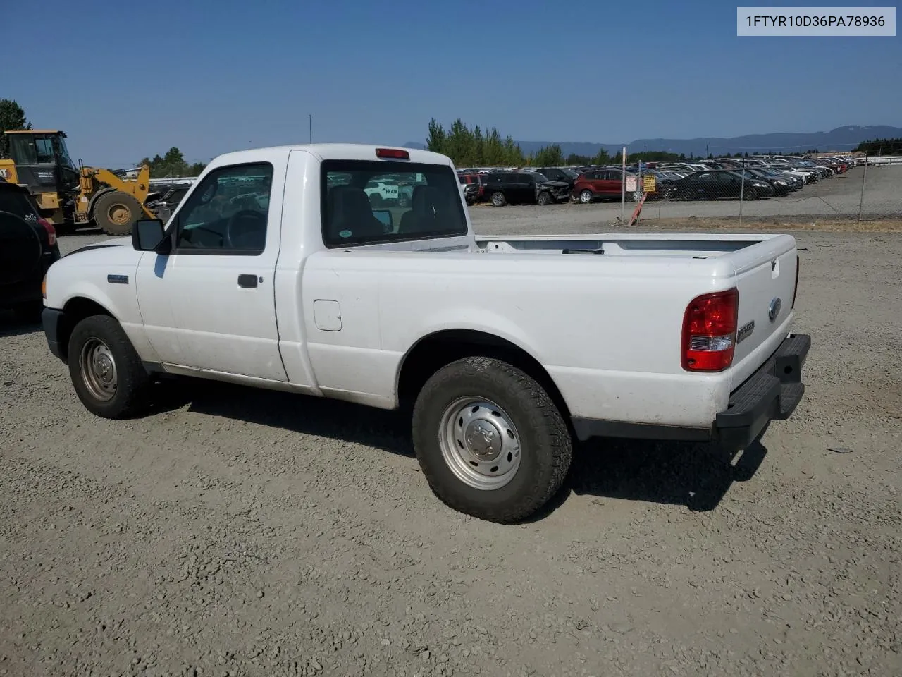 2006 Ford Ranger VIN: 1FTYR10D36PA78936 Lot: 65927254