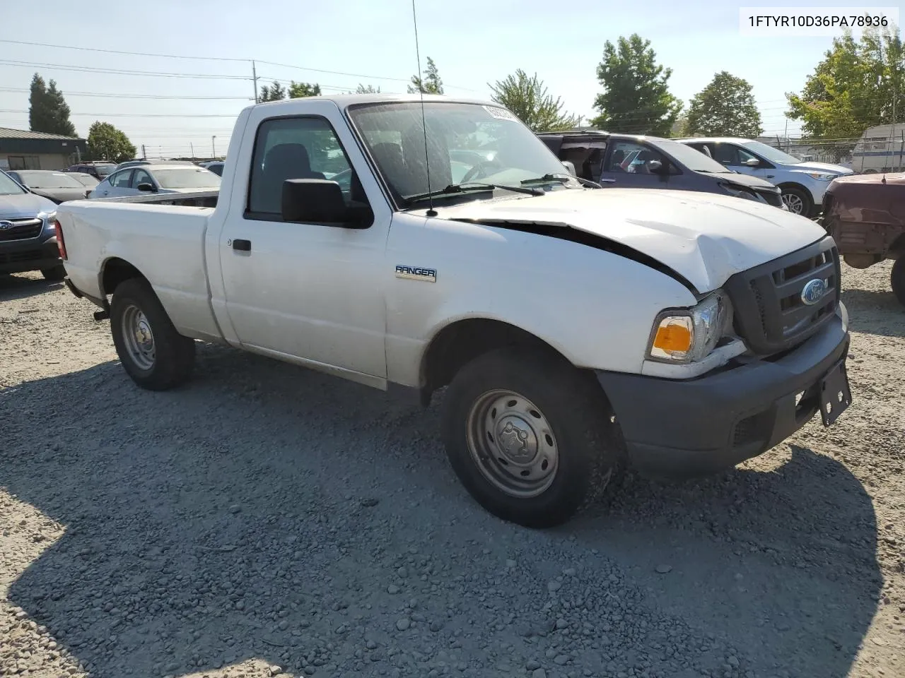 2006 Ford Ranger VIN: 1FTYR10D36PA78936 Lot: 65927254