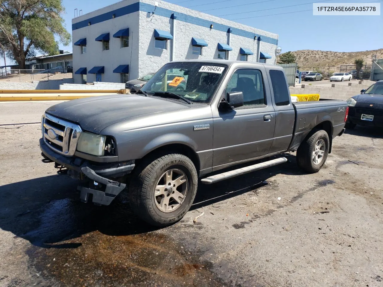 2006 Ford Ranger Super Cab VIN: 1FTZR45E66PA35778 Lot: 67166454