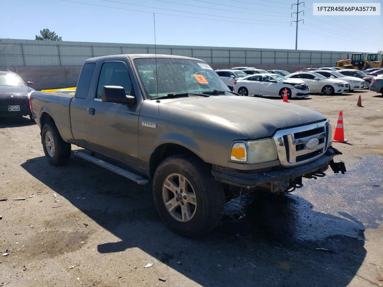 2006 Ford Ranger Super Cab VIN: 1FTZR45E66PA35778 Lot: 67166454