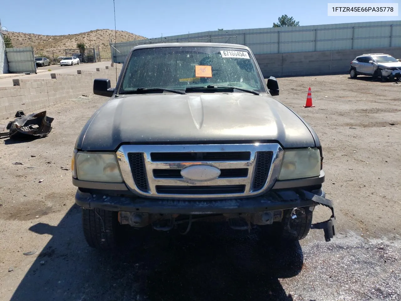 2006 Ford Ranger Super Cab VIN: 1FTZR45E66PA35778 Lot: 67166454