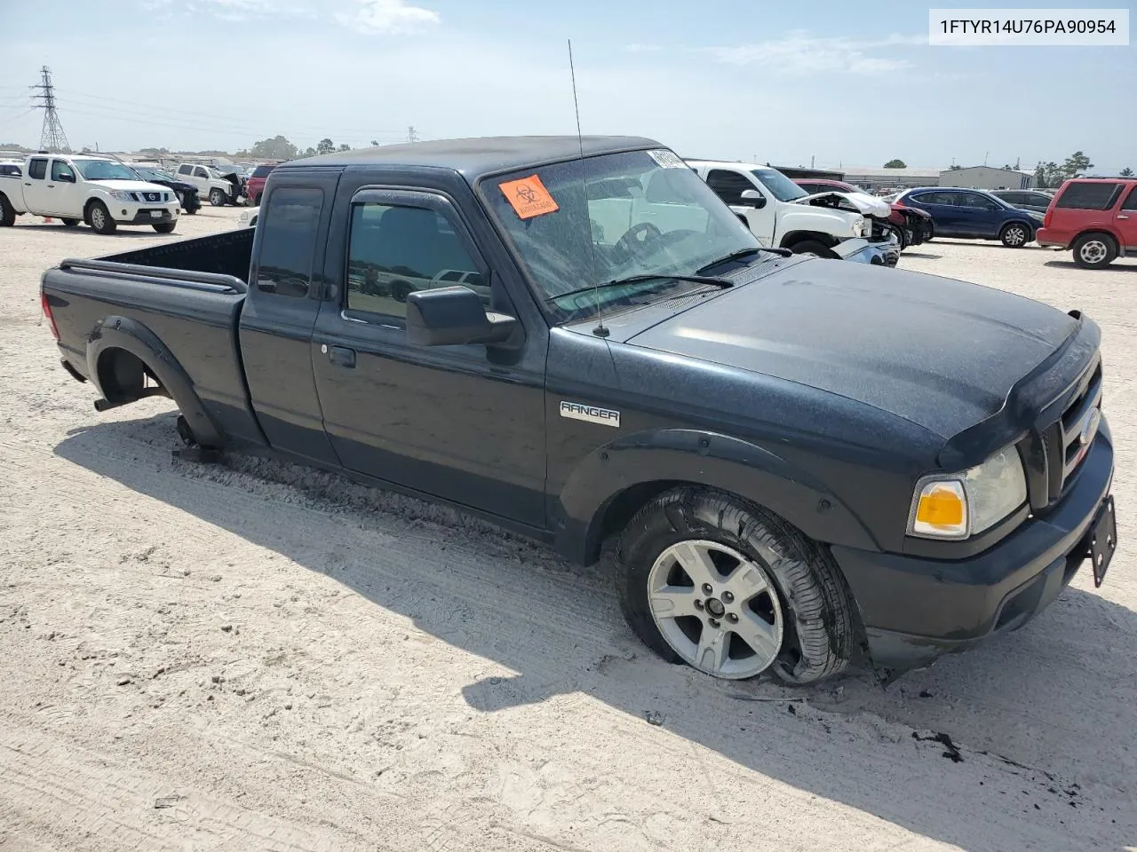 2006 Ford Ranger Super Cab VIN: 1FTYR14U76PA90954 Lot: 68125244