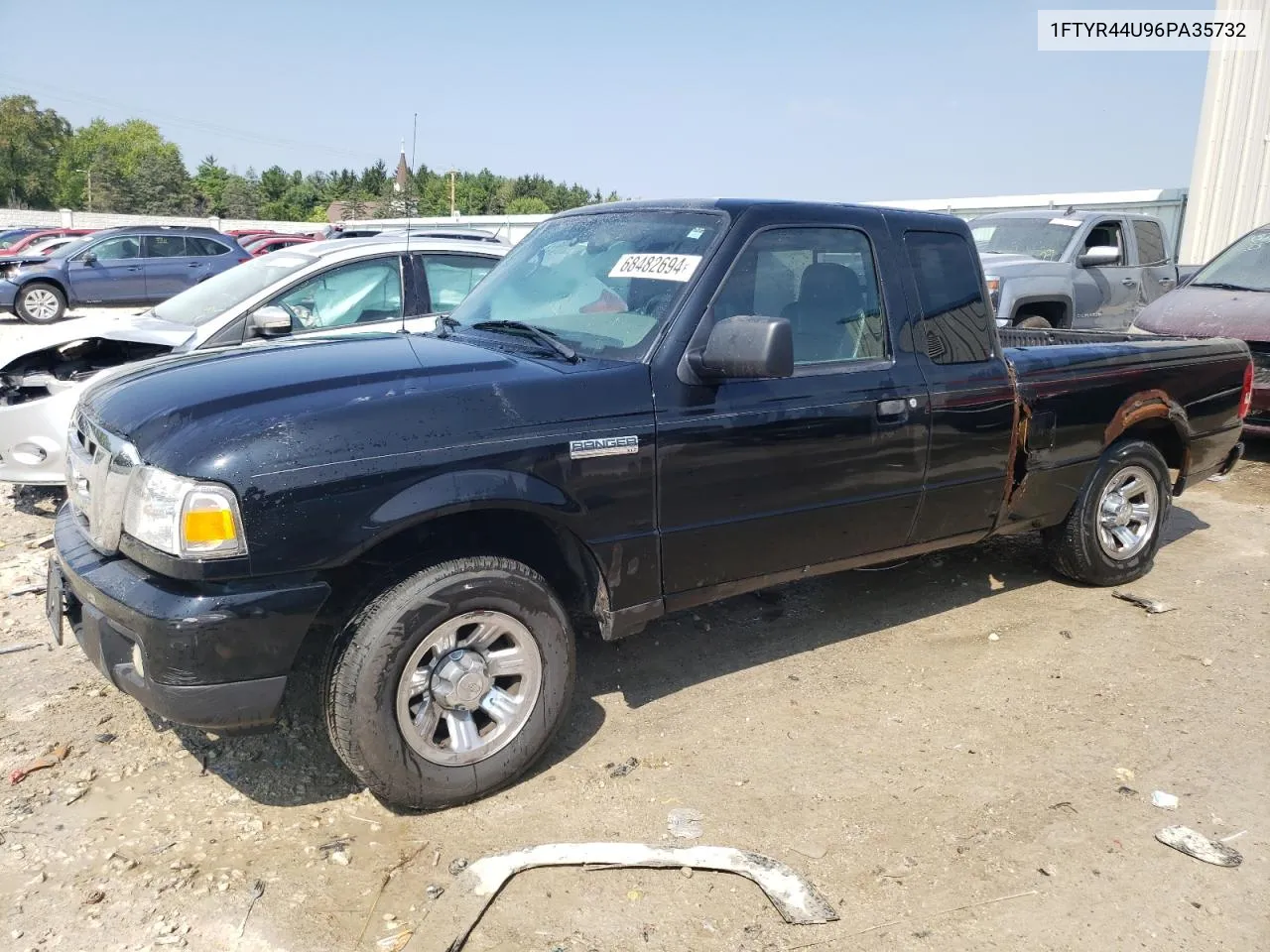 2006 Ford Ranger Super Cab VIN: 1FTYR44U96PA35732 Lot: 68482694