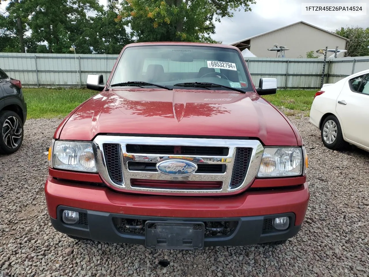 2006 Ford Ranger Super Cab VIN: 1FTZR45E26PA14524 Lot: 69532794