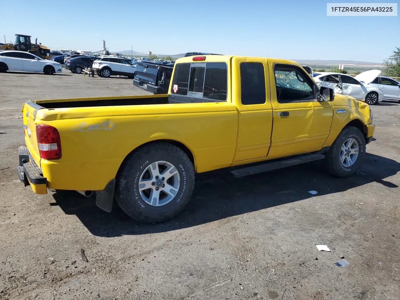 2006 Ford Ranger Super Cab VIN: 1FTZR45E56PA43225 Lot: 69534454