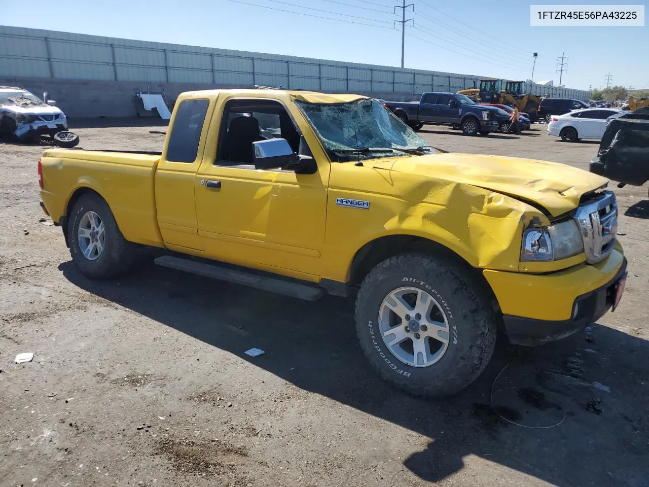 2006 Ford Ranger Super Cab VIN: 1FTZR45E56PA43225 Lot: 69534454