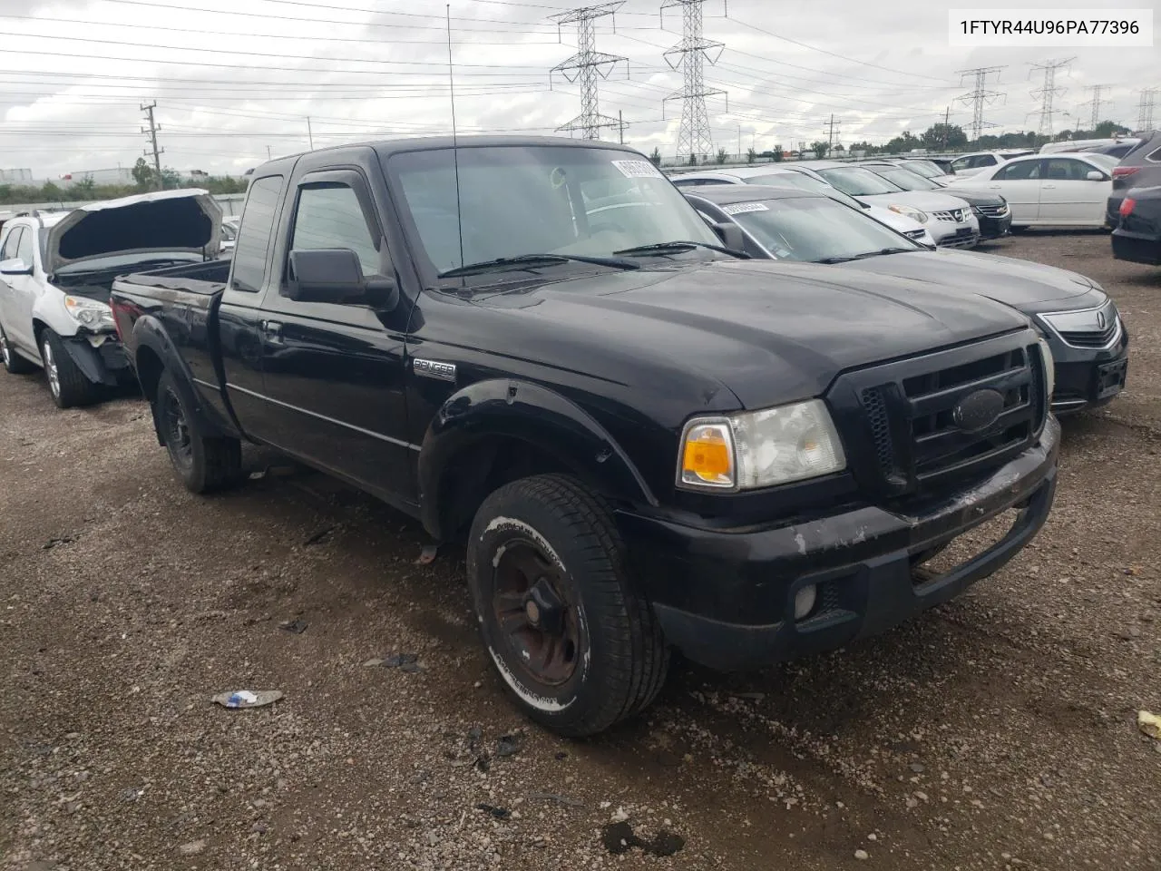 2006 Ford Ranger Super Cab VIN: 1FTYR44U96PA77396 Lot: 69675314