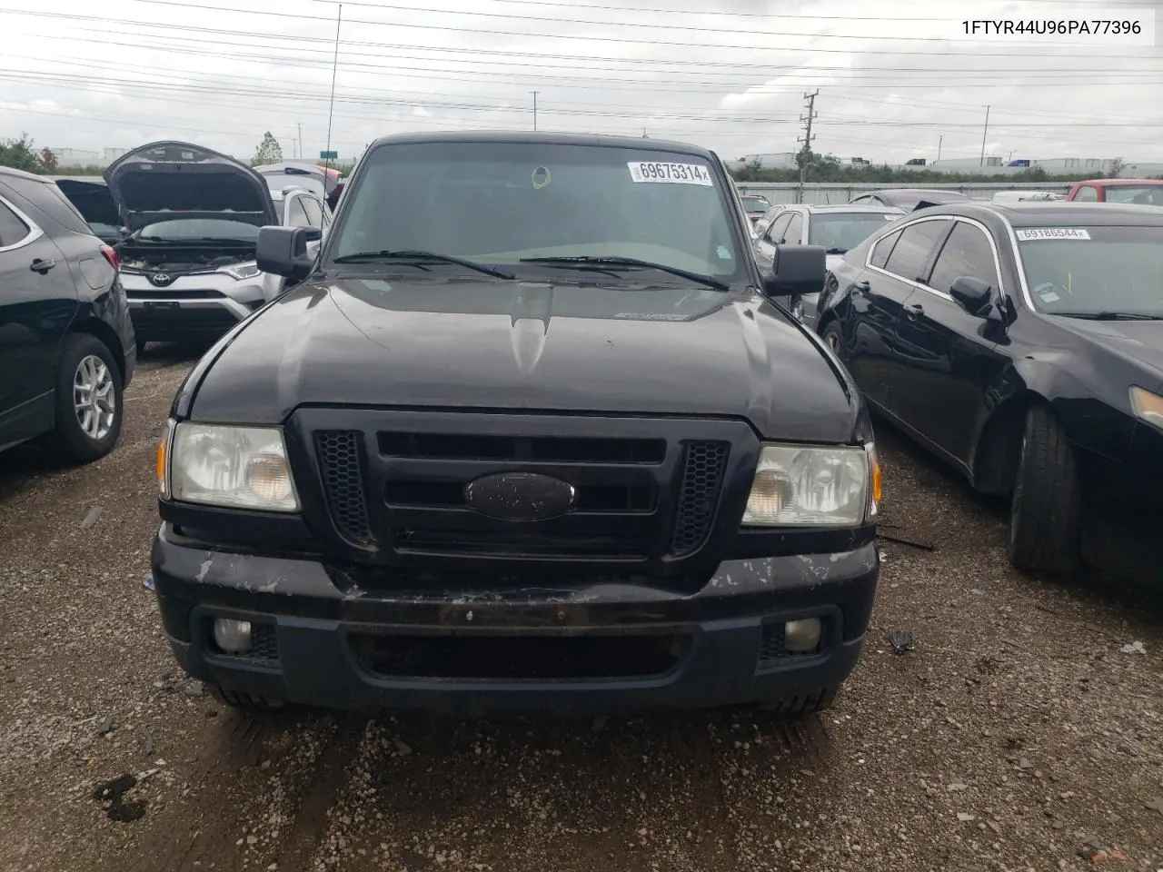 2006 Ford Ranger Super Cab VIN: 1FTYR44U96PA77396 Lot: 69675314