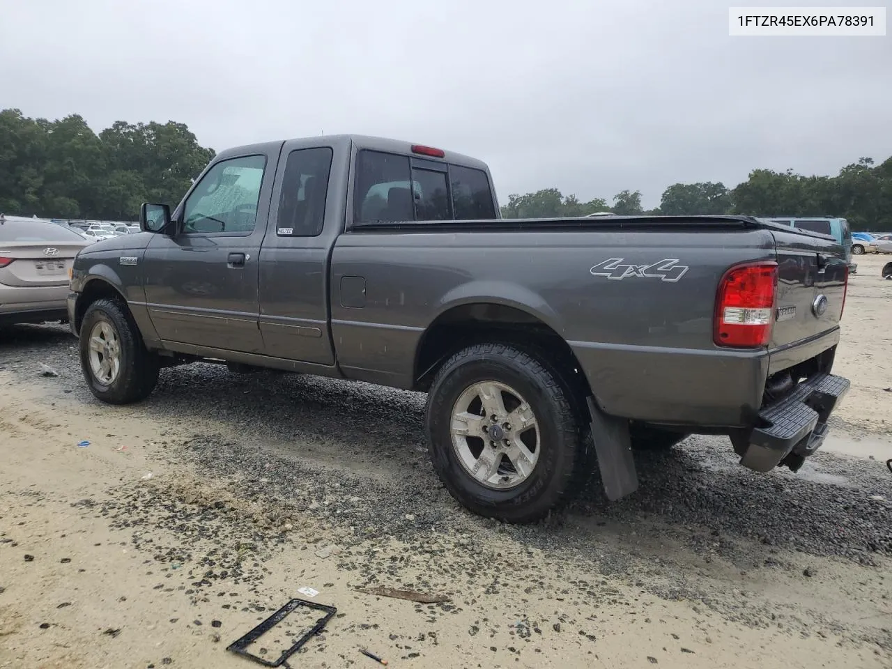 2006 Ford Ranger Super Cab VIN: 1FTZR45EX6PA78391 Lot: 70284594