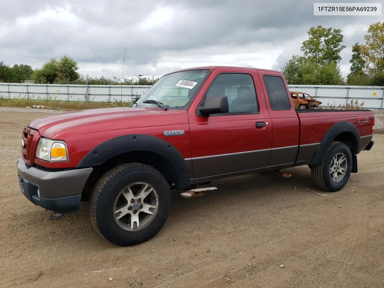 2006 Ford Ranger Super Cab VIN: 1FTZR15E56PA69239 Lot: 70688604