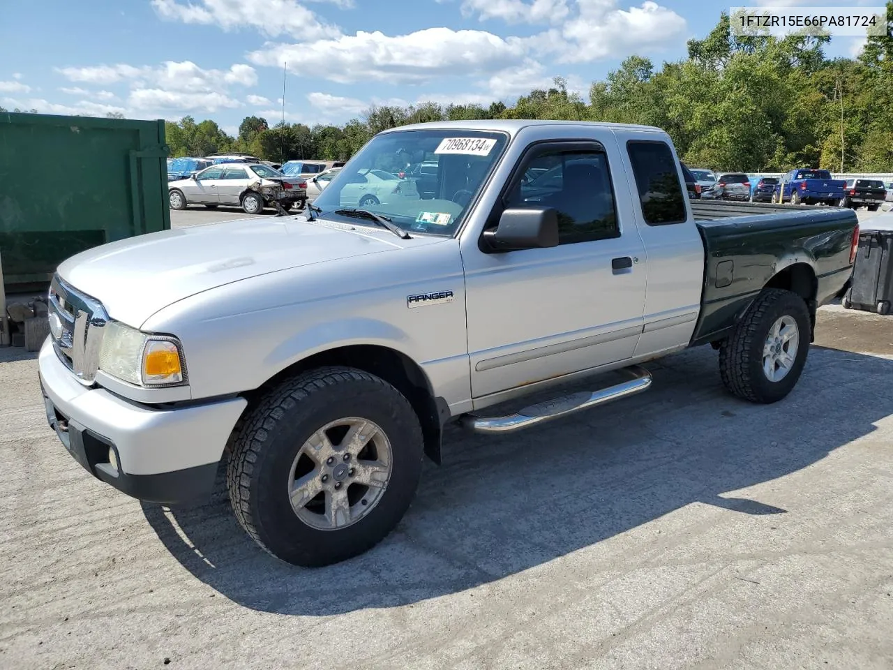 1FTZR15E66PA81724 2006 Ford Ranger Super Cab