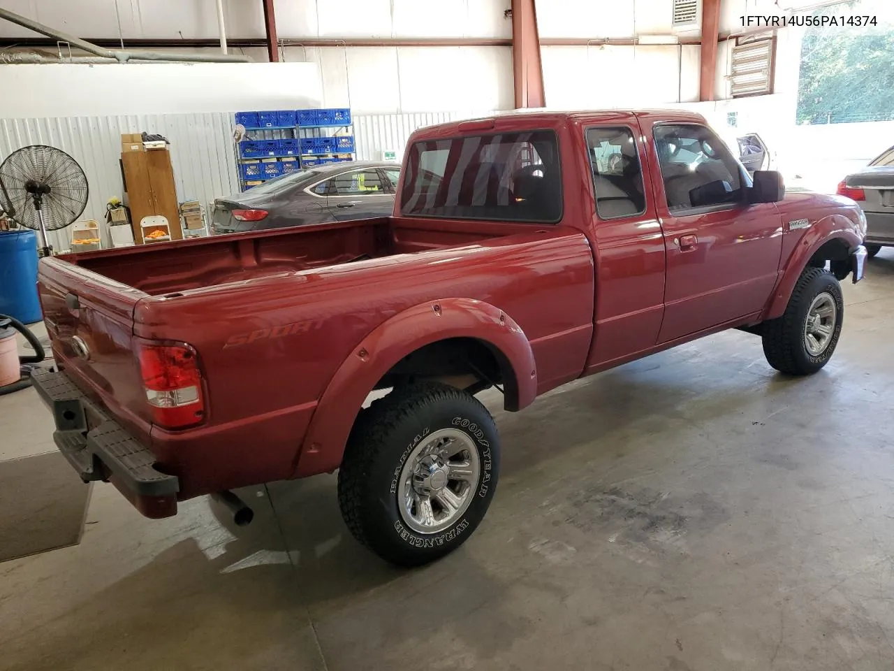 2006 Ford Ranger Super Cab VIN: 1FTYR14U56PA14374 Lot: 71939224