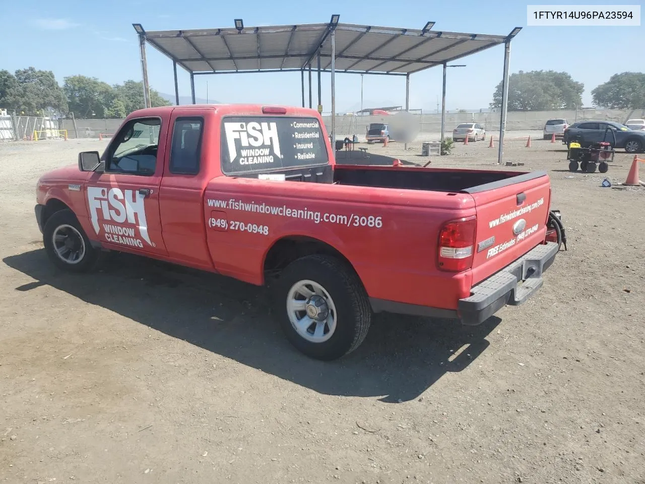 2006 Ford Ranger Super Cab VIN: 1FTYR14U96PA23594 Lot: 72710264